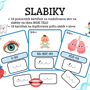 Slabikovanie - moje telo
