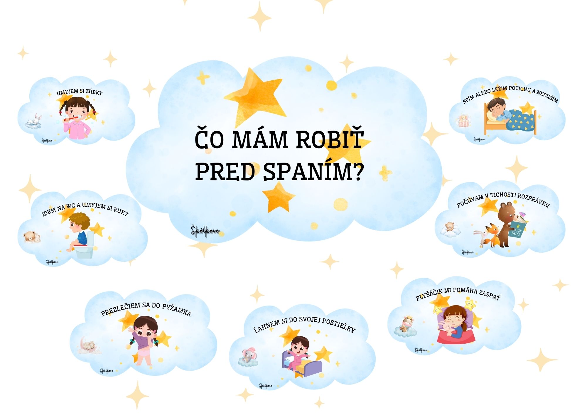 Čo mám robiť pred spaním?