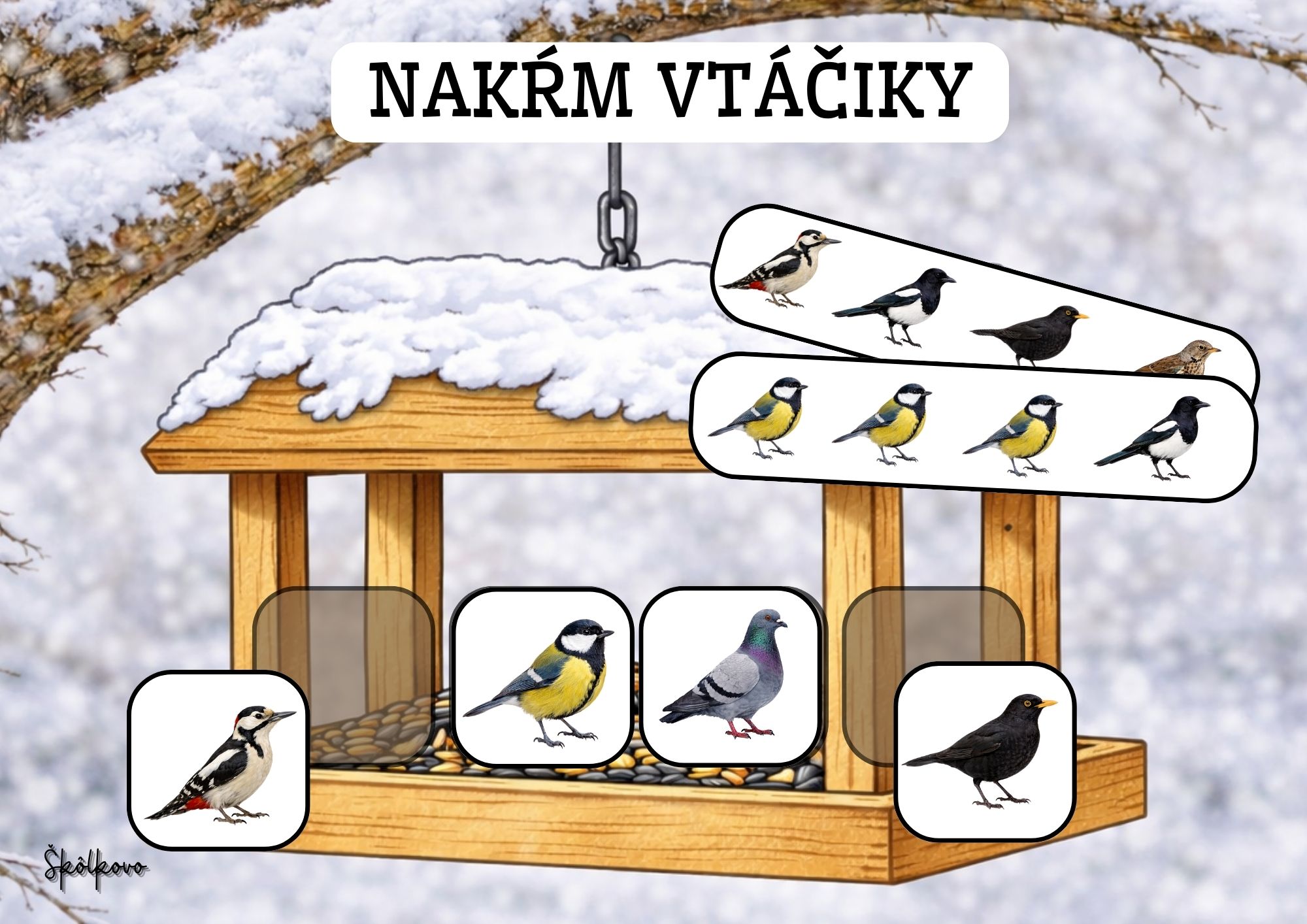 Nakŕm vtáčiky