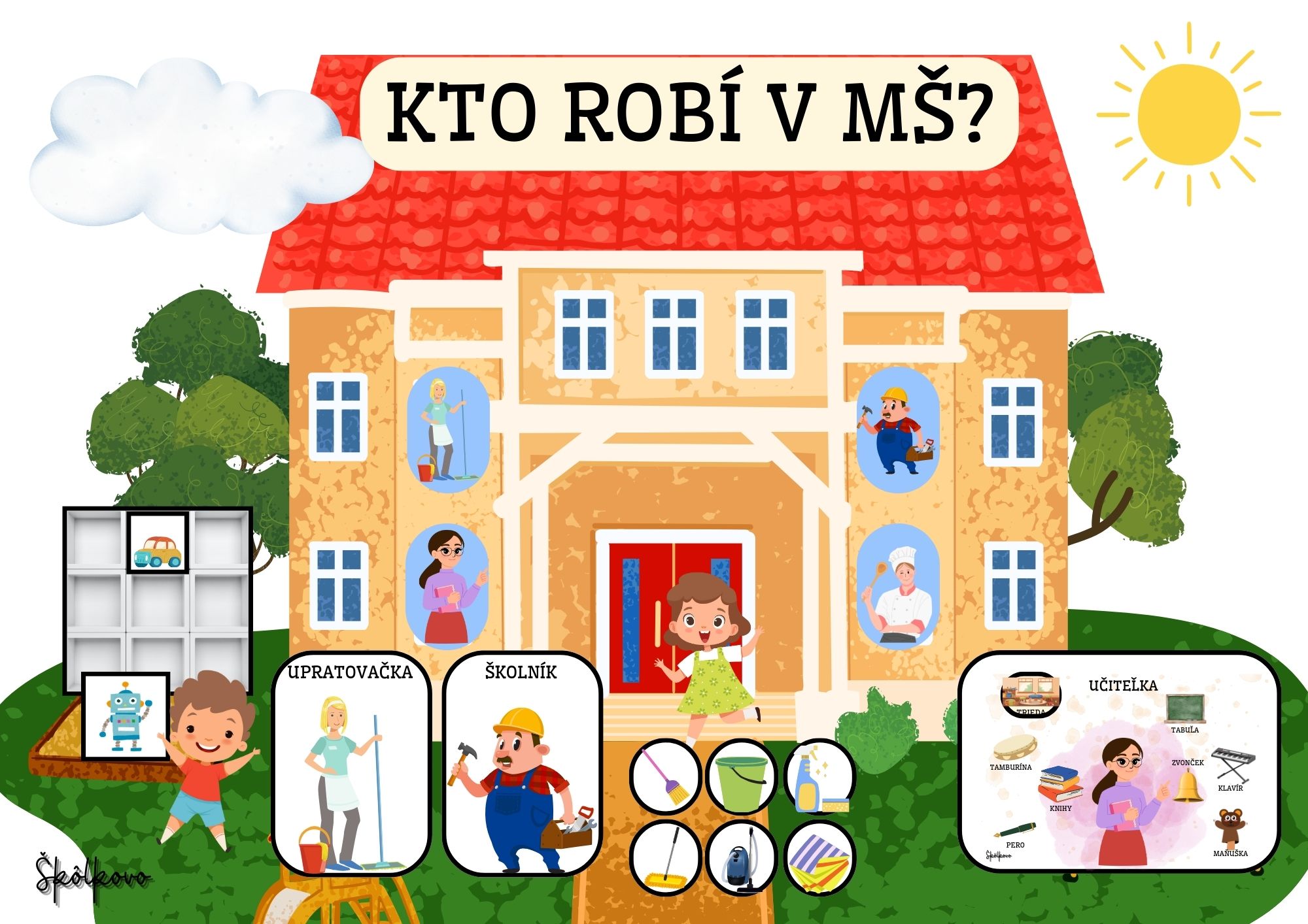 Kto robí v MŠ