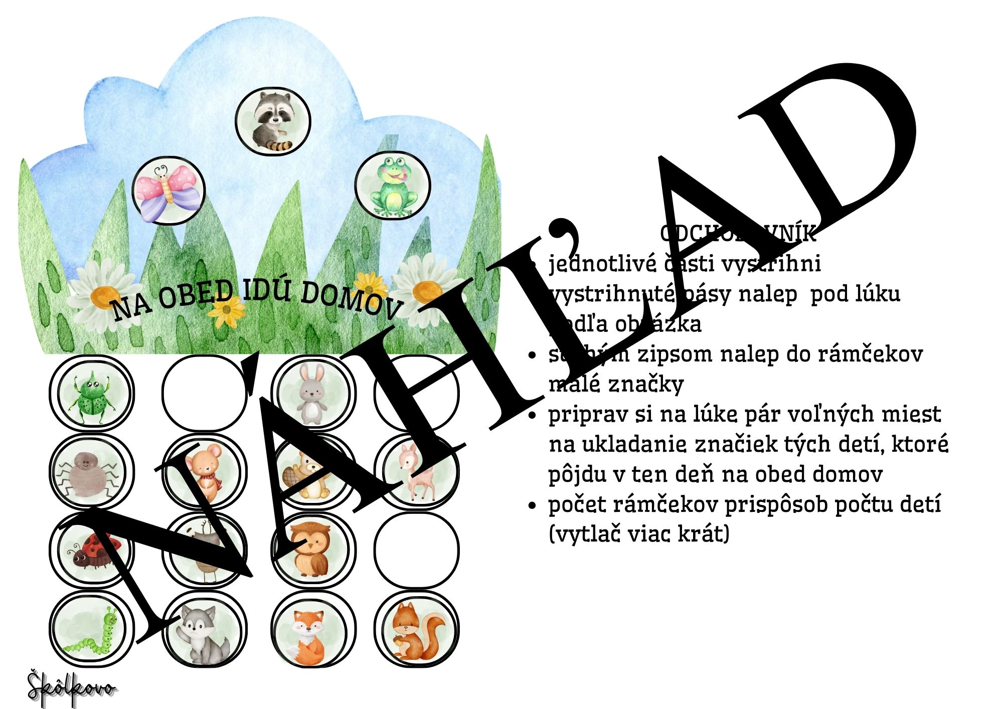 Menovky na skrinky – Obrázok 2