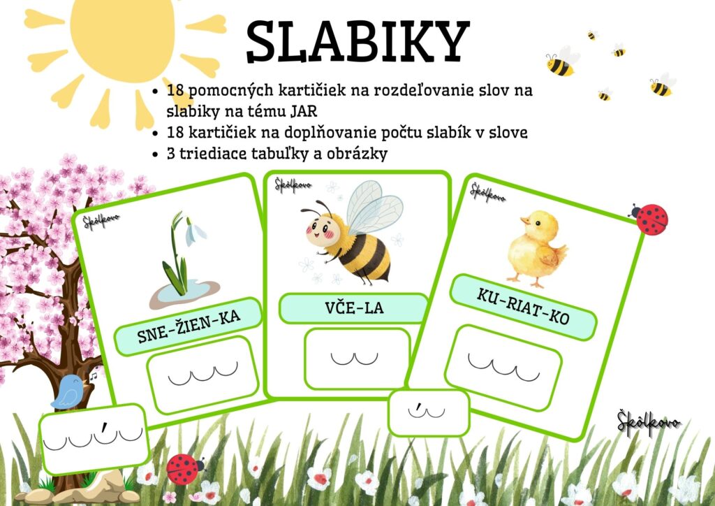 Slabikovanie - jar