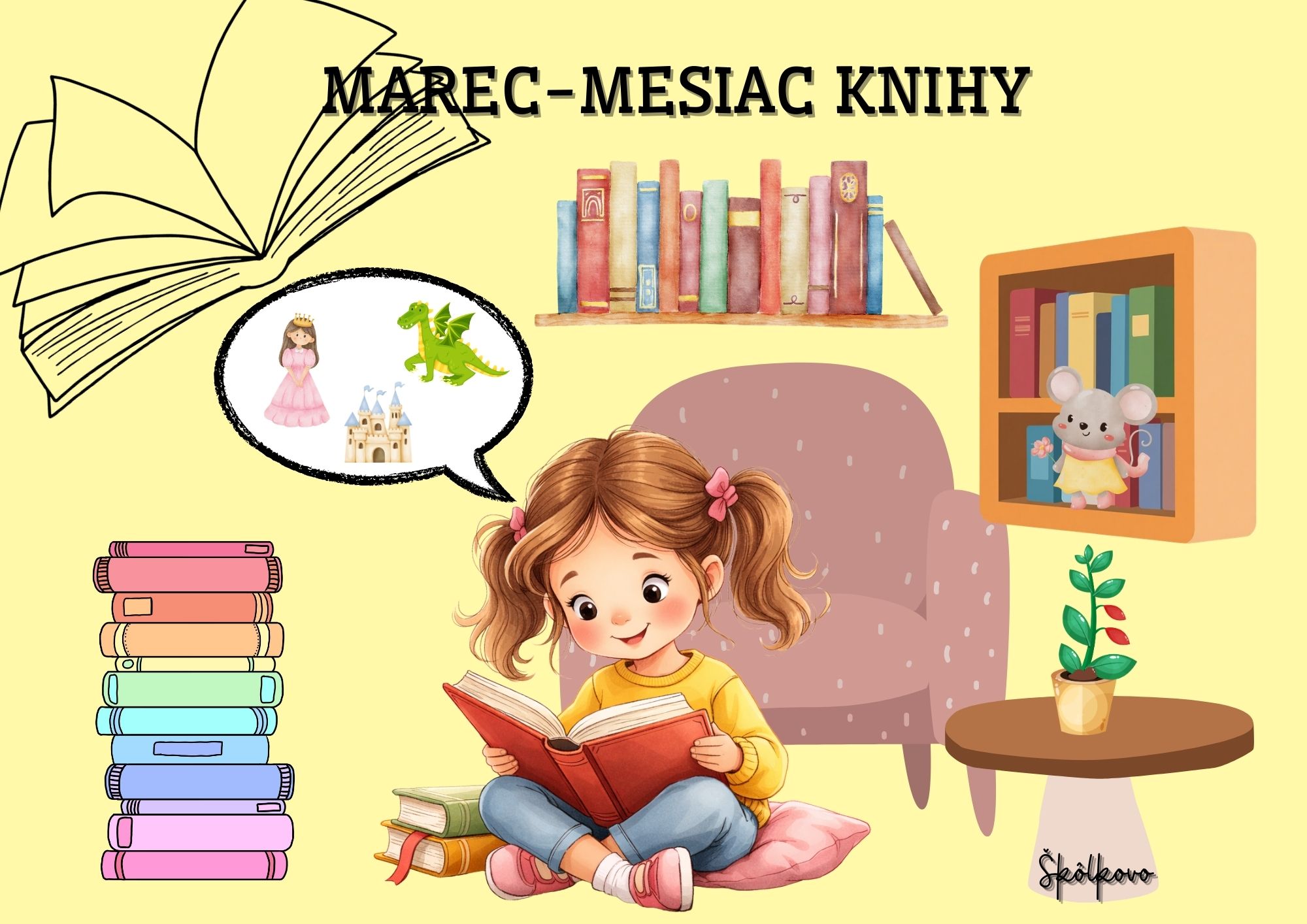 Marec - mesiac knihy